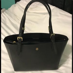 Tory Burch Large York Saffaino Laptop Tote